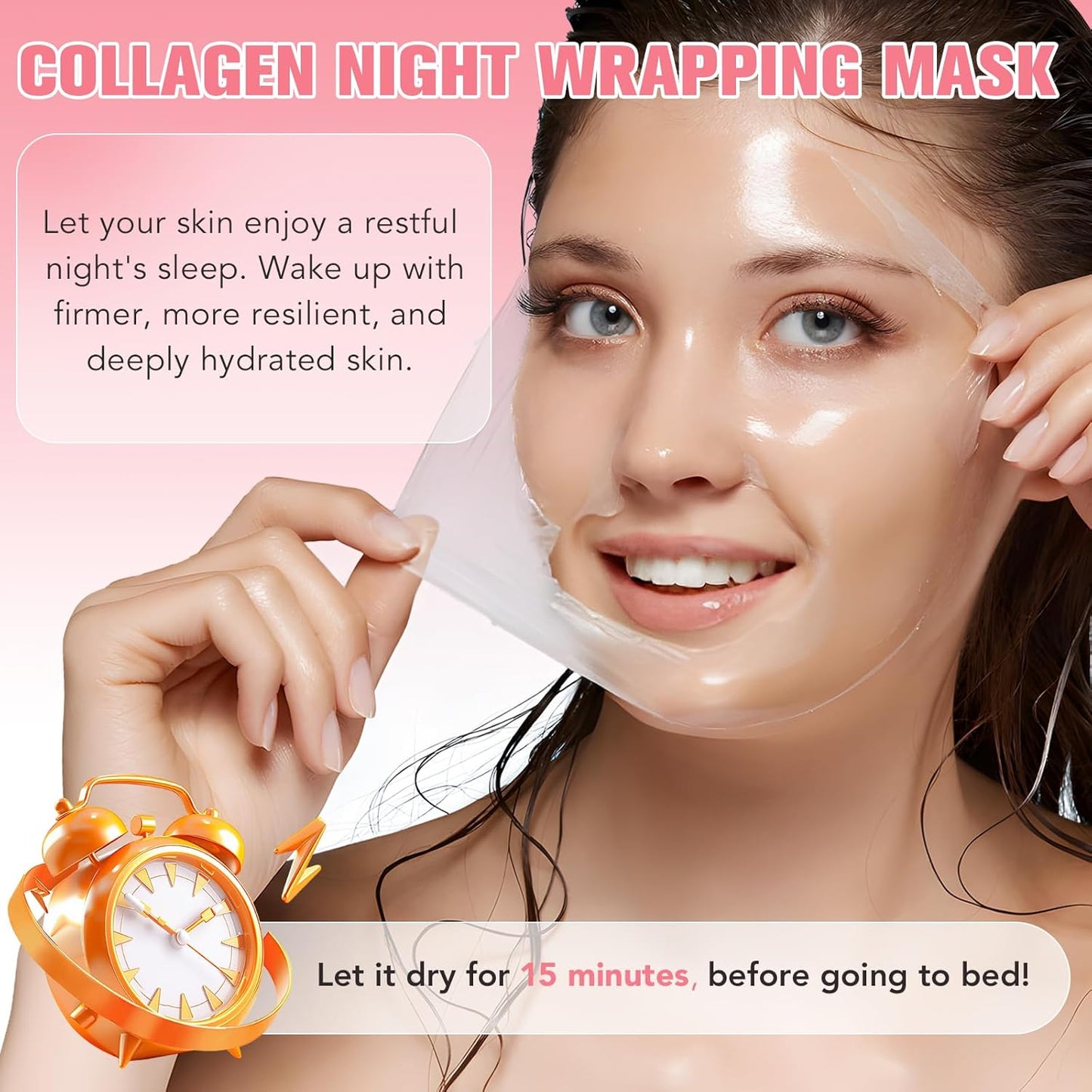 Korean Skin, NIGHT WRAPPING PEEL OFF MASK (Buy 1 Get 1)